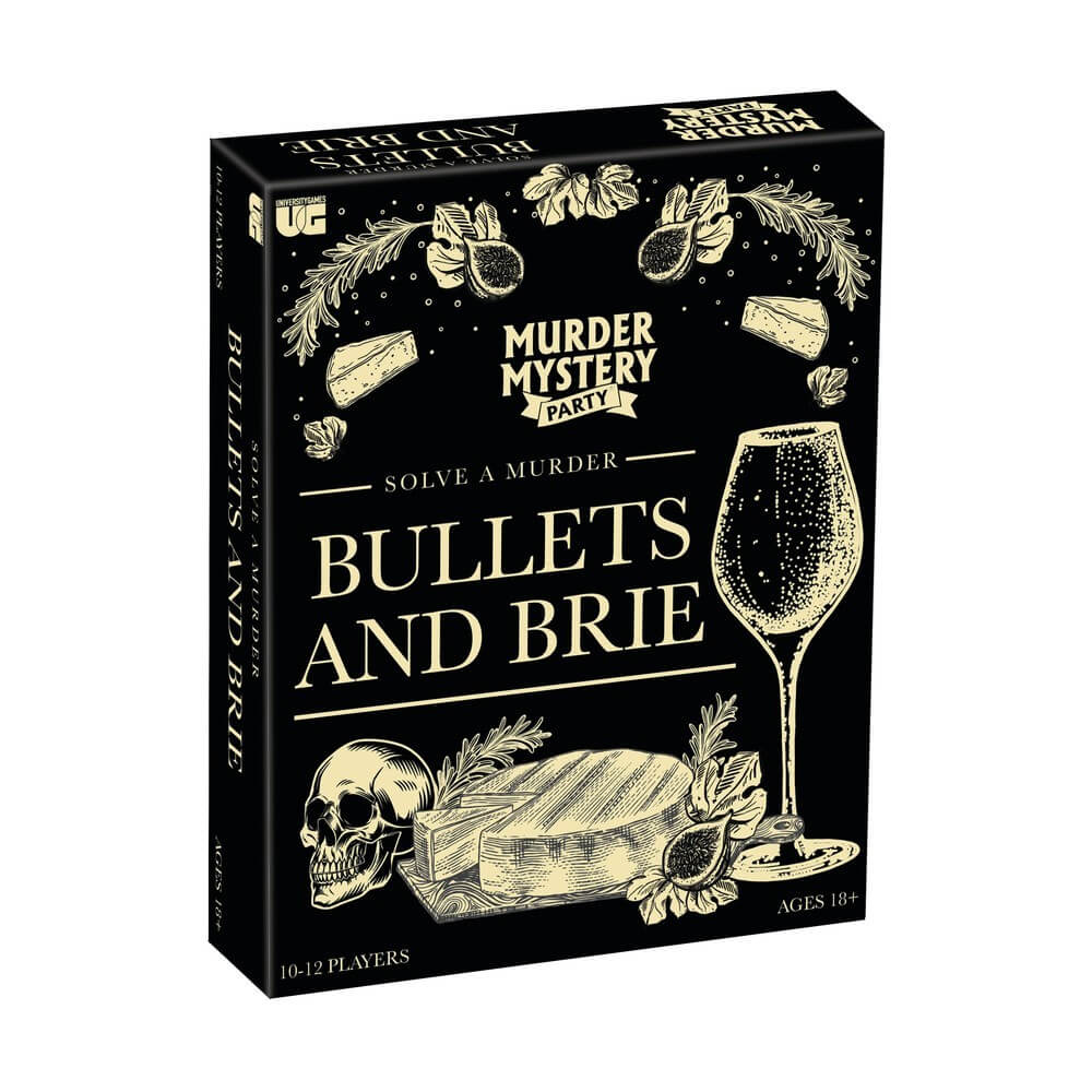 Solve a Murder Game - Bullets and Brie - Board Game