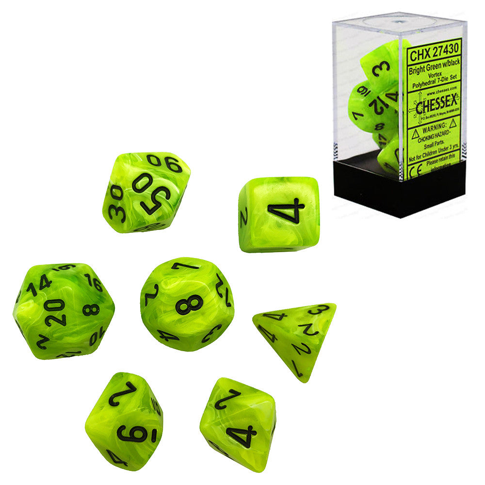 CHX 27430 Vortex Bright Green/black 7-Die Set