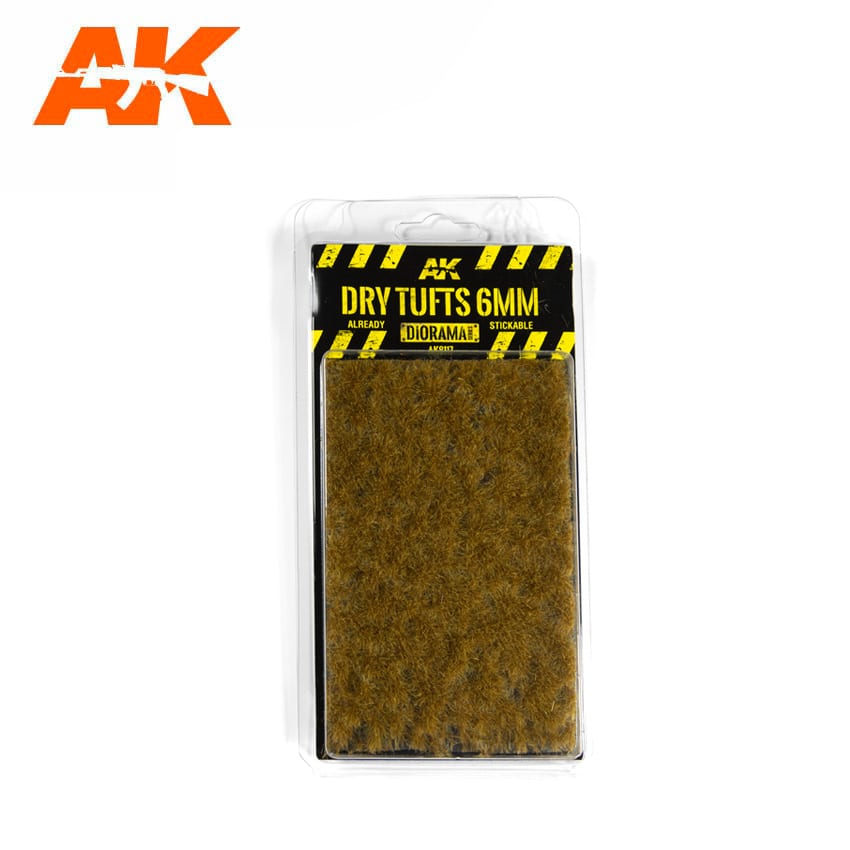 AK Interactive Vegetation - Dry Tufts 6mm Diorama Hobby Scenics