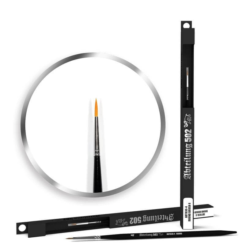 Abteilung 502 Deluxe Brushes - Round Brush 4 Hobby Tool