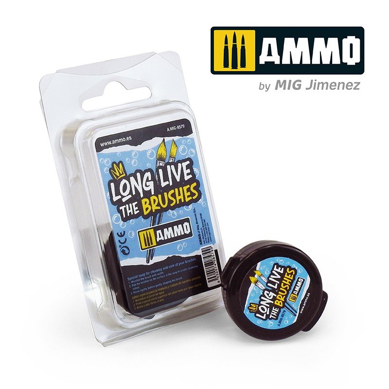 Ammo by MIG Brushes: Long Live the Brushes Soap Hobby Tool