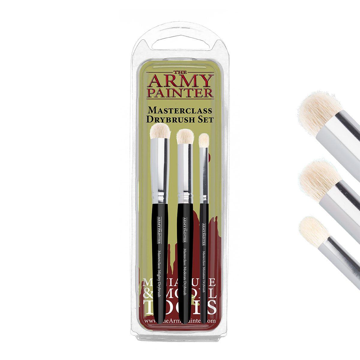 Army Painter Tools - Masterclass Drybrush Set Hobby Tool
