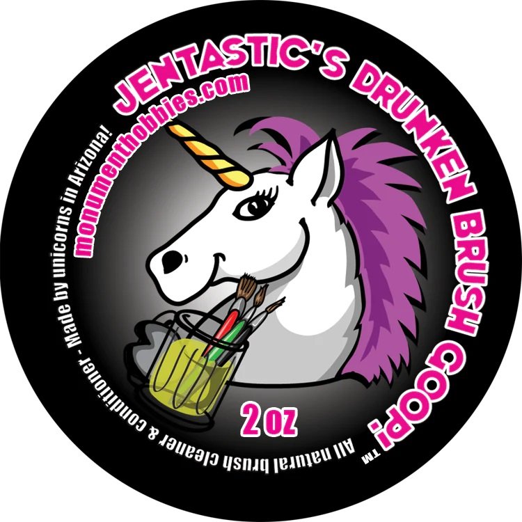 Monument Pro Brush Care - Jentastic's Drunken Brush Goop! 2oz Hobby Tool