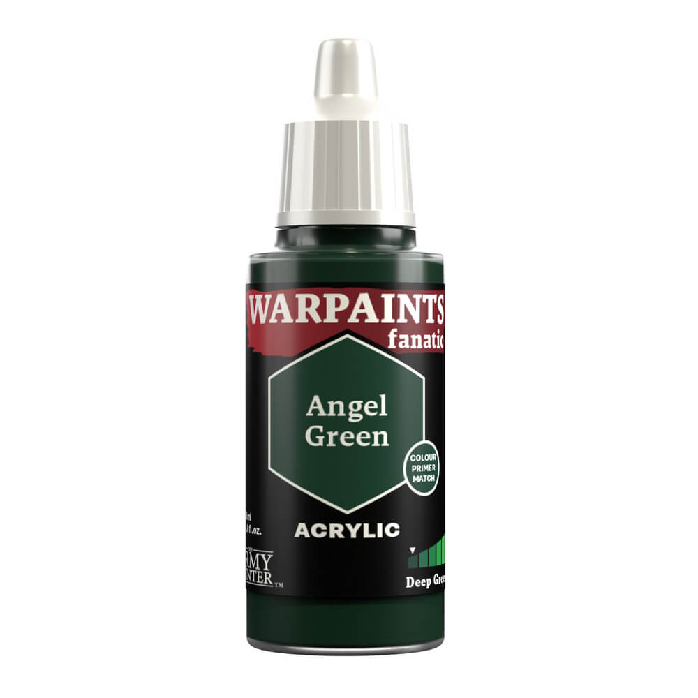 Army Painter - Warpaints Fanatic - Angel Green 18ml Miniature Paint