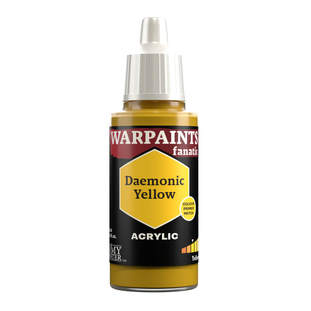 Army Painter - Warpaints Fanatic - Daemonic Yellow 18ml Miniature Paint