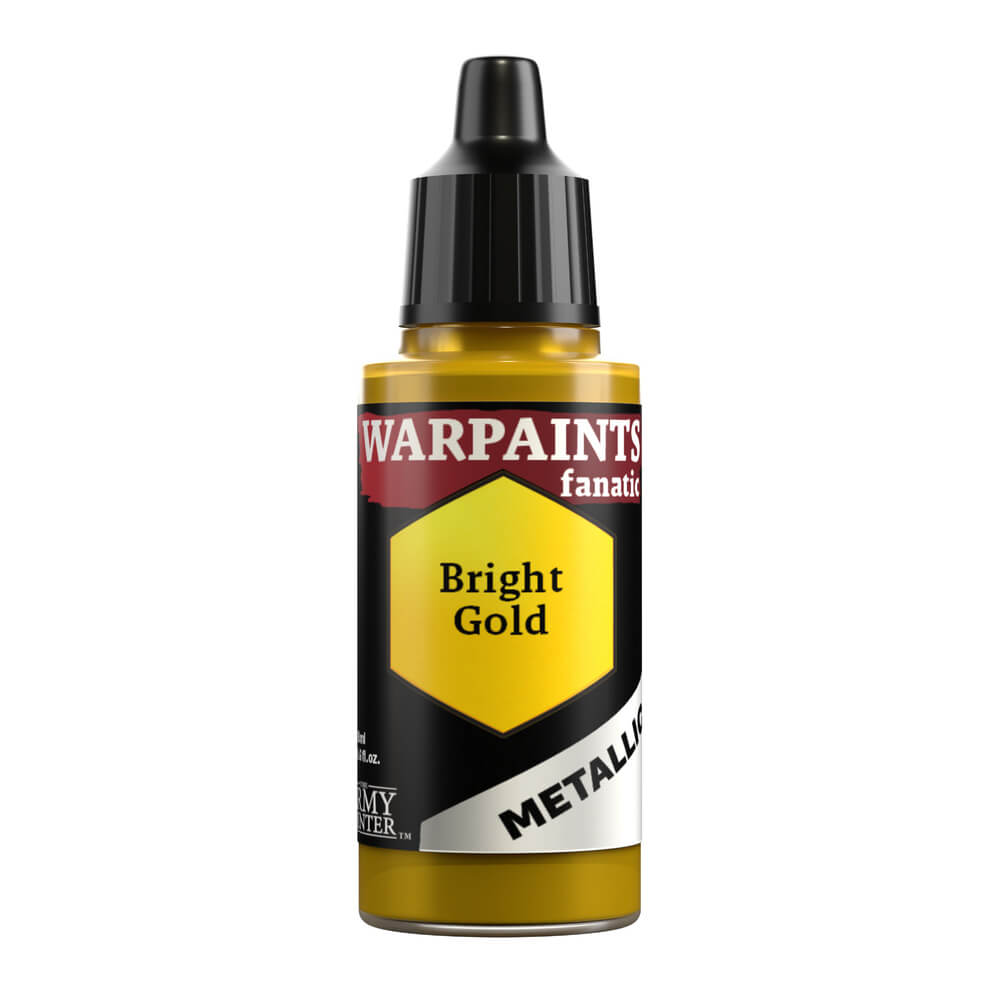 Army Painter - Warpaints Fanatic - Metallic - Bright Gold 18ml Miniature Paint