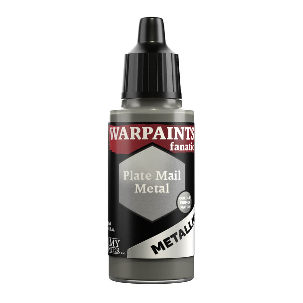 Army Painter - Warpaints Fanatic - Metallic - Plate Mail Metal 18ml Miniature Paint