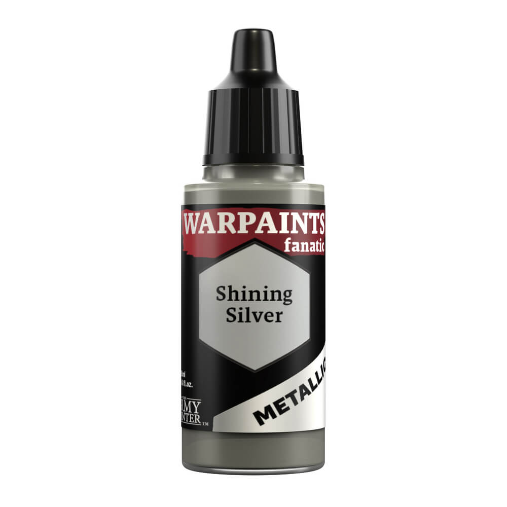 Army Painter - Warpaints Fanatic - Metallic - Shining Silver 18ml Miniature Paint