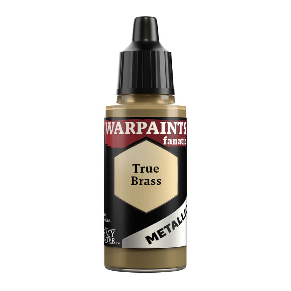 Army Painter - Warpaints Fanatic - Metallic - True Brass 18ml Miniature Paint