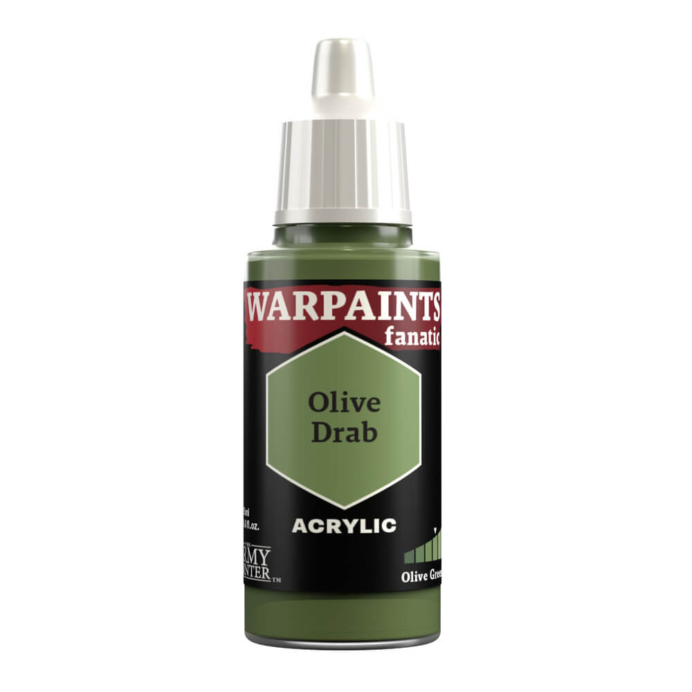 Army Painter - Warpaints Fanatic - Olive Drab 18ml Miniature Paint