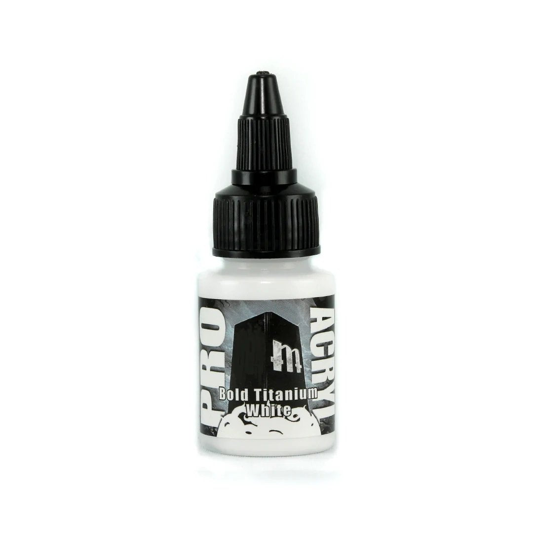 Monument Pro Acryl - Bold Titanium White 22ml Miniature Paint