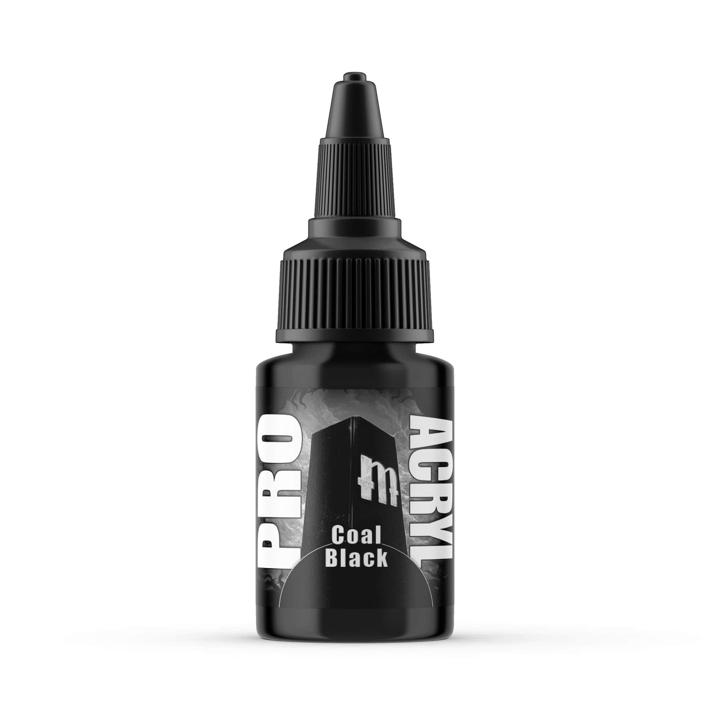 Monument Pro Acryl - Coal Black 22ml Miniature Paint
