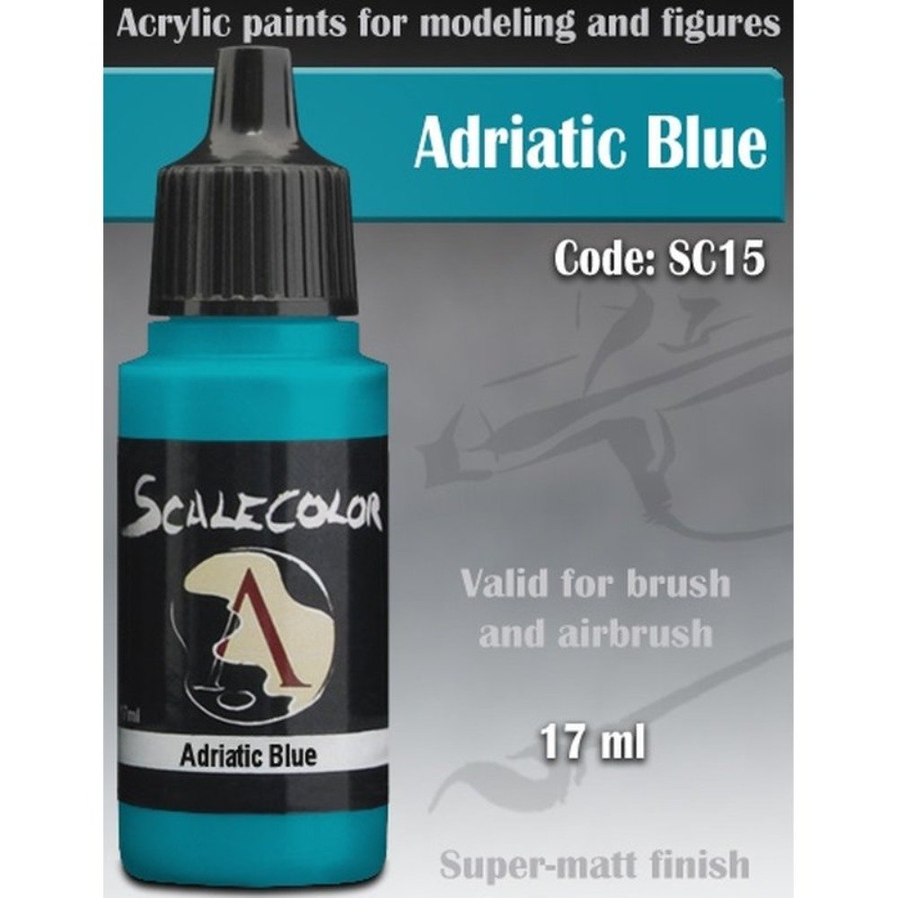 Scale 75 Scalecolor Adriatic Blue 17ml Miniature Paint