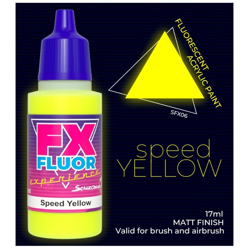 Scale 75 Scalecolor FX Speed Yellow 17ml Miniature Paint