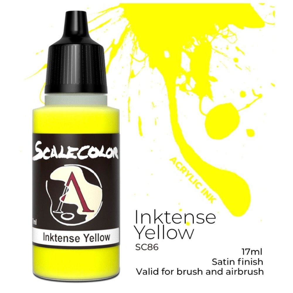 Scale 75 Scalecolor Inktense Yellow 17ml Miniature Paint