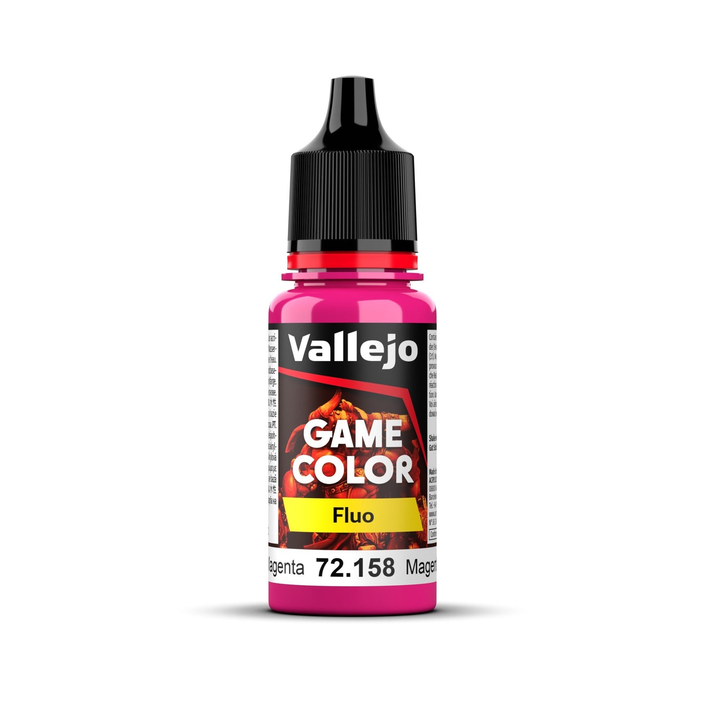 Vallejo Game Colour - Fluorescent Magenta 18ml Miniature Paint