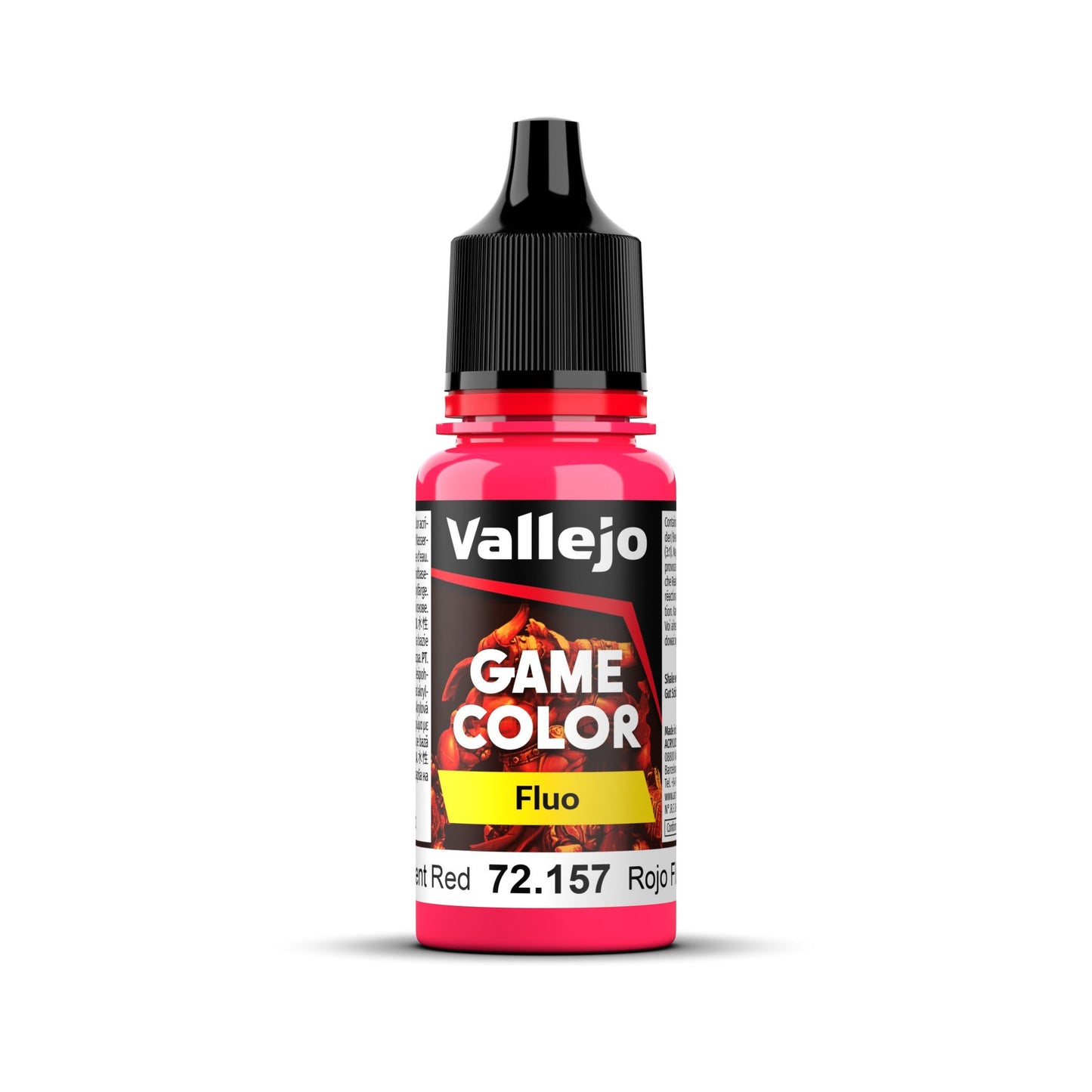 Vallejo Game Colour - Fluorescent Red 18ml Miniature Paint