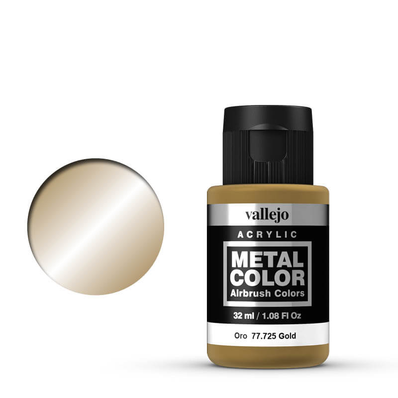 Vallejo Metal Colour - Gold 32ml Miniature Paint