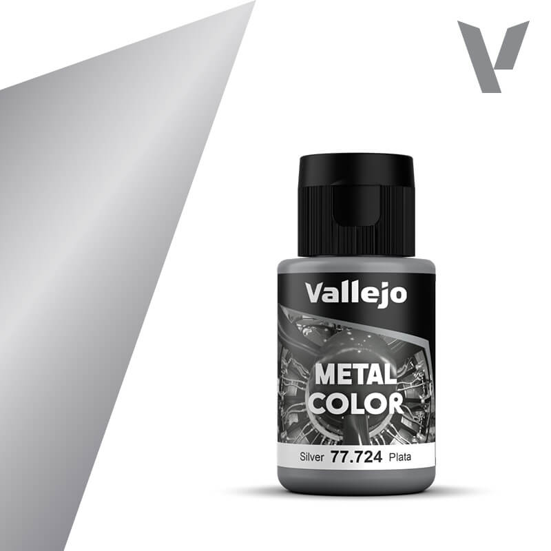 Vallejo Metal Colour - Silver 32ml Miniature Paint