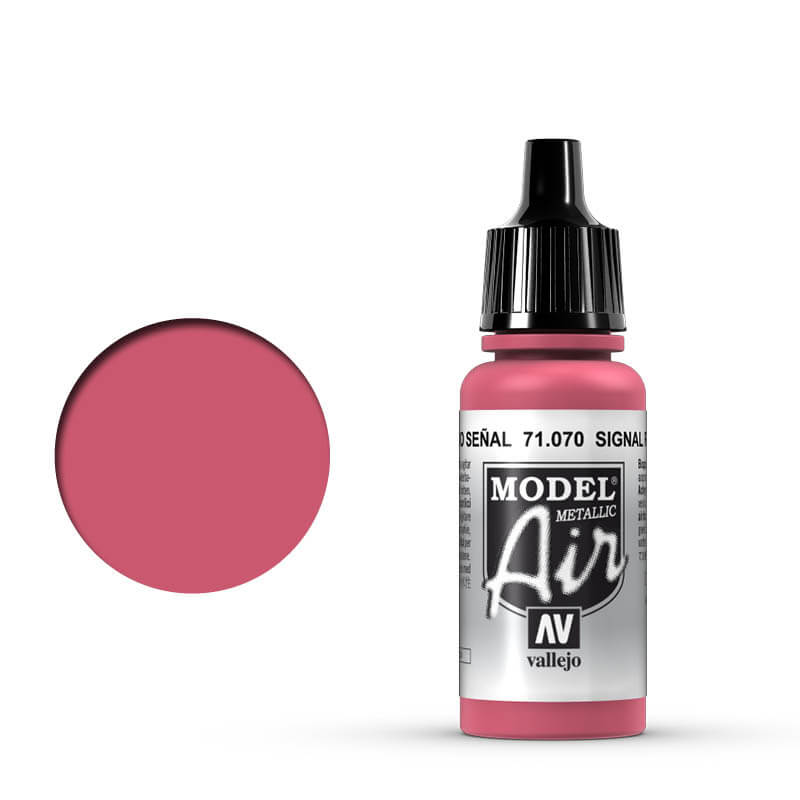 Vallejo Model Air - Signal Red 17ml Miniature Paint
