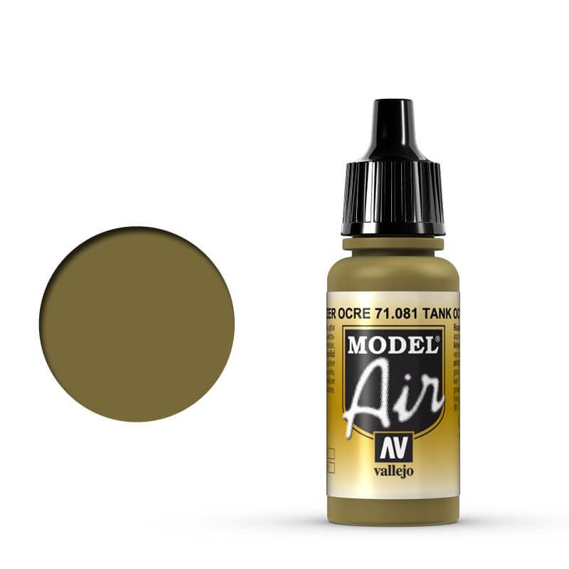 Vallejo Model Air - Tank Ochre 1943 17ml Miniature Paint