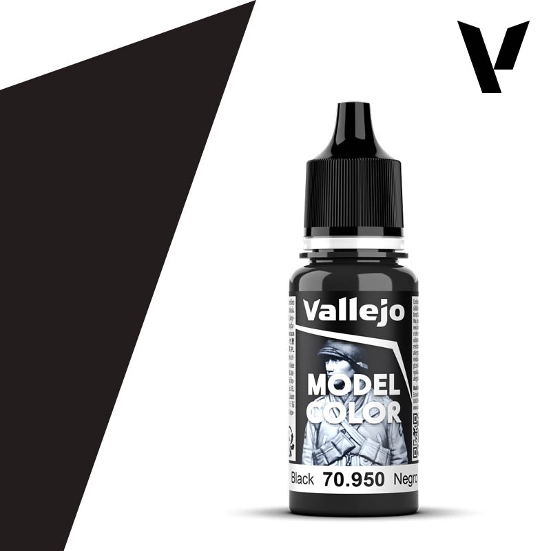 Vallejo - Model Colour - Black 18ml Hobby Tool