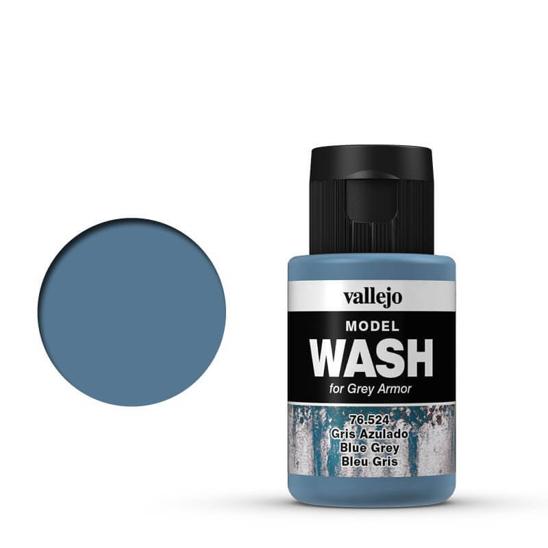 Vallejo Model Wash - Blue Grey 35ml Miniature Paint