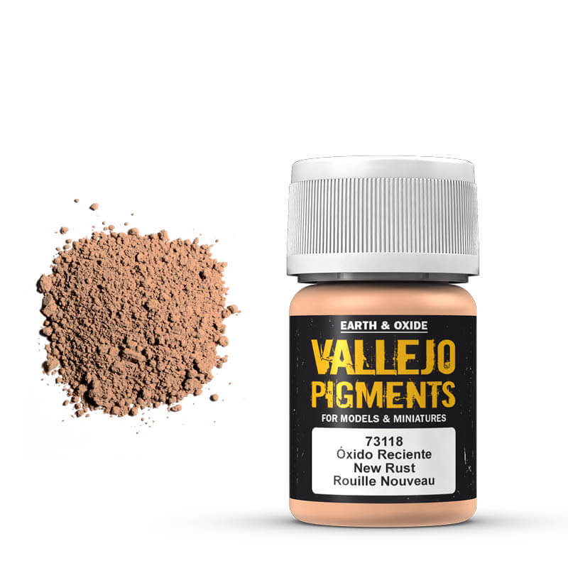 Vallejo Pigments - Fresh Rust 30ml Miniature Paint