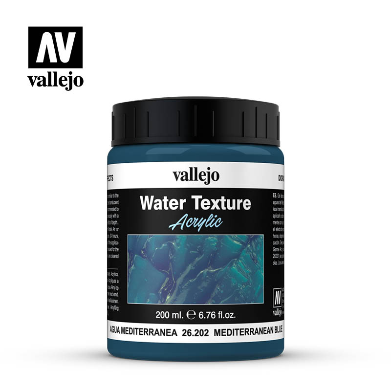 Vallejo Diorama Effects - Mediterranean Blue 200ml Hobby Scenics