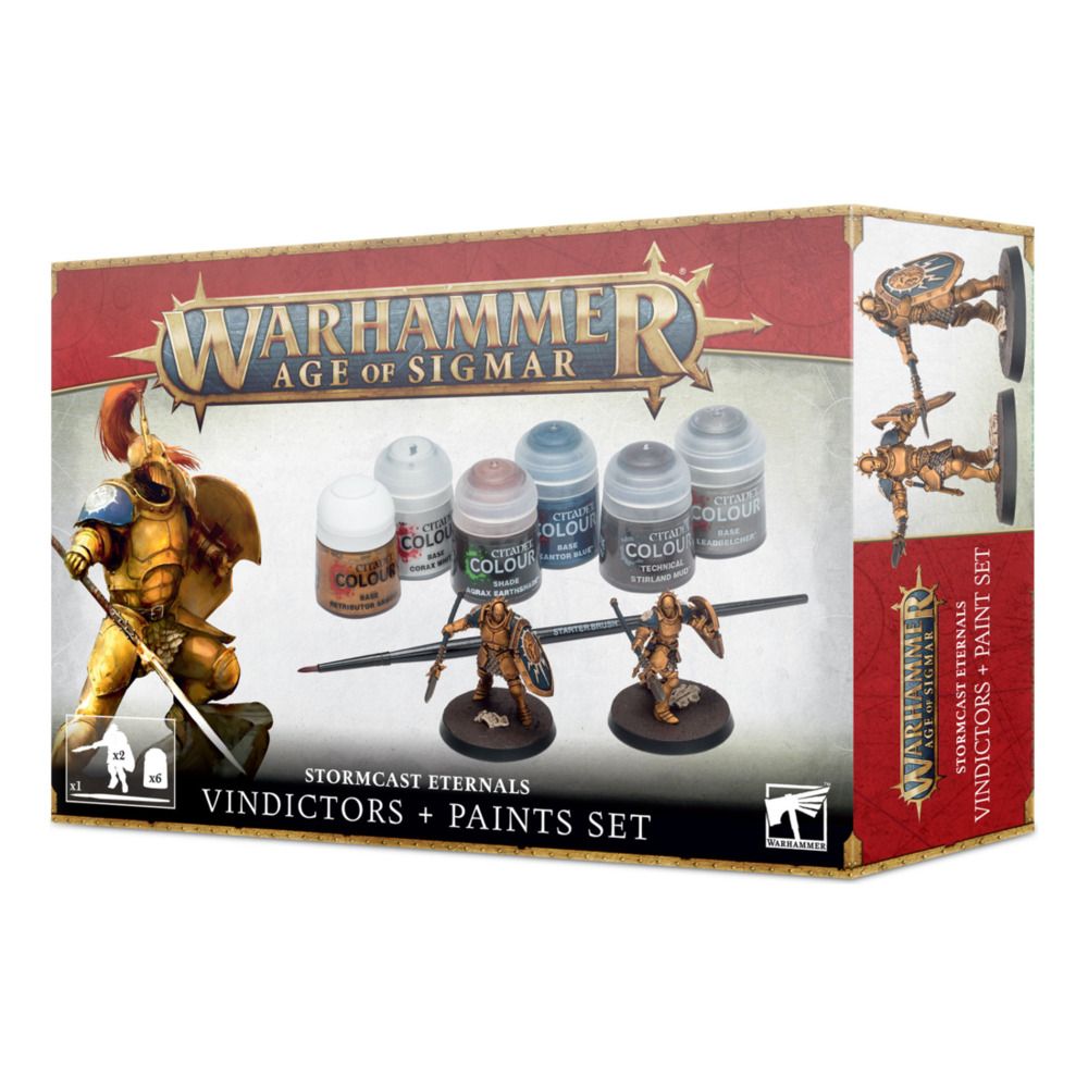 Warhammer Age Of Sigmar Stormcast Eternals + Paint Set