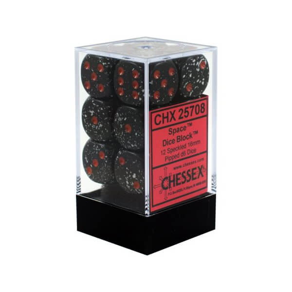CHX 25708 Speckled 16mm d6 Space Block (12)