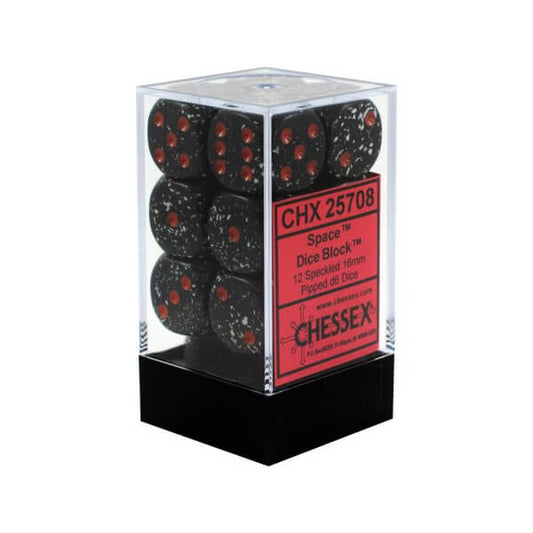 CHX 25708 Speckled 16mm d6 Space Block (12)