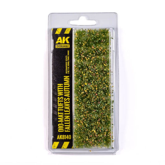 AK Interactive Vegetation - Dio-Mat Tufts with Fallen Leaves Autumn Diorama Hobby Scenics