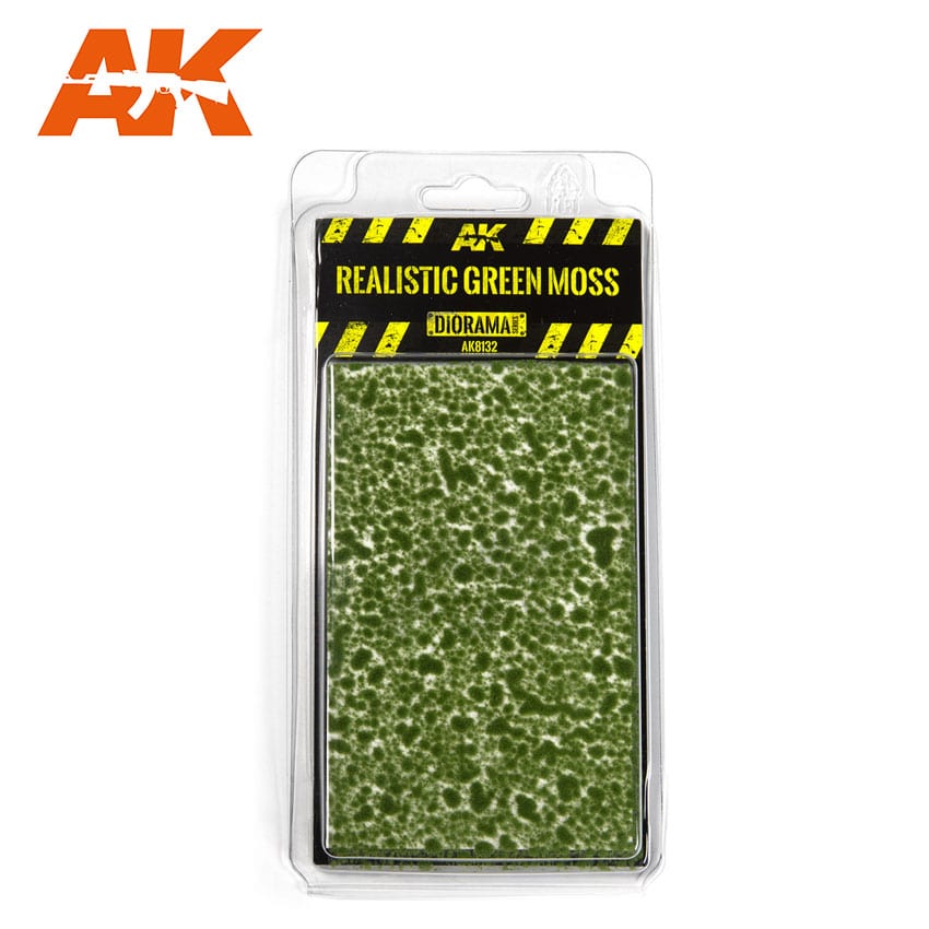 AK Interactive Vegetation - Realistic Green Moss Diorama Hobby Scenics
