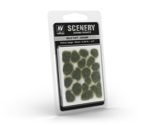 Vallejo Scenery - Wild Tuft - Extra Large - Swamp Diorama Hobby Scenics