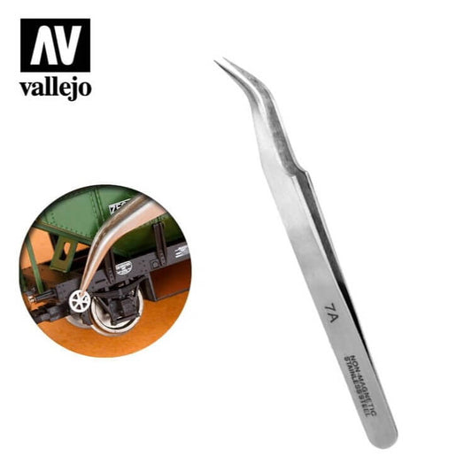 Vallejo Hobby Tools - #7 Stainless steel tweezers Hobby Tool