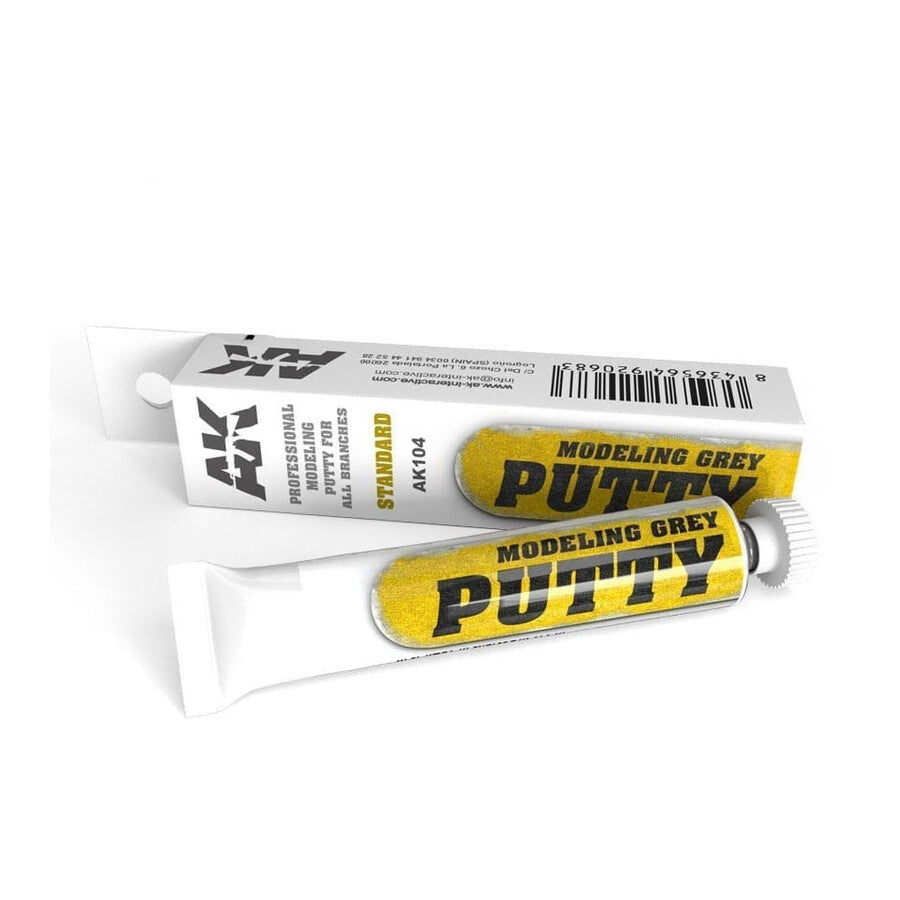 AK Interactive Auxiliaries - Modelling Grey Putty 20ml Diorama Hobby Scenics