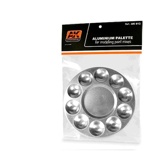 AK Interactive Complements - Aluminum Palette 10 Wells