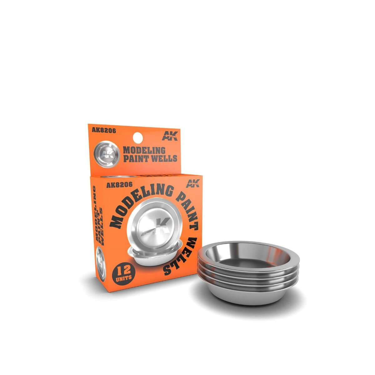 AK Interactive Complements - Modelling Paint Wells Hobby Tool