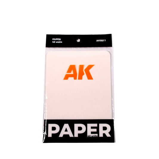 Ak Interactive - Tools - Paper 40 Units (Wet Palette Replacement) Hobby Tool