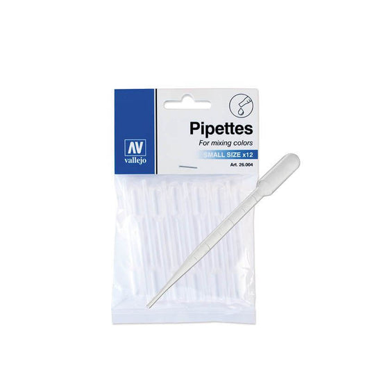 Vallejo Accessories - Pipettes Small Size 12x1ml Hobby Tool