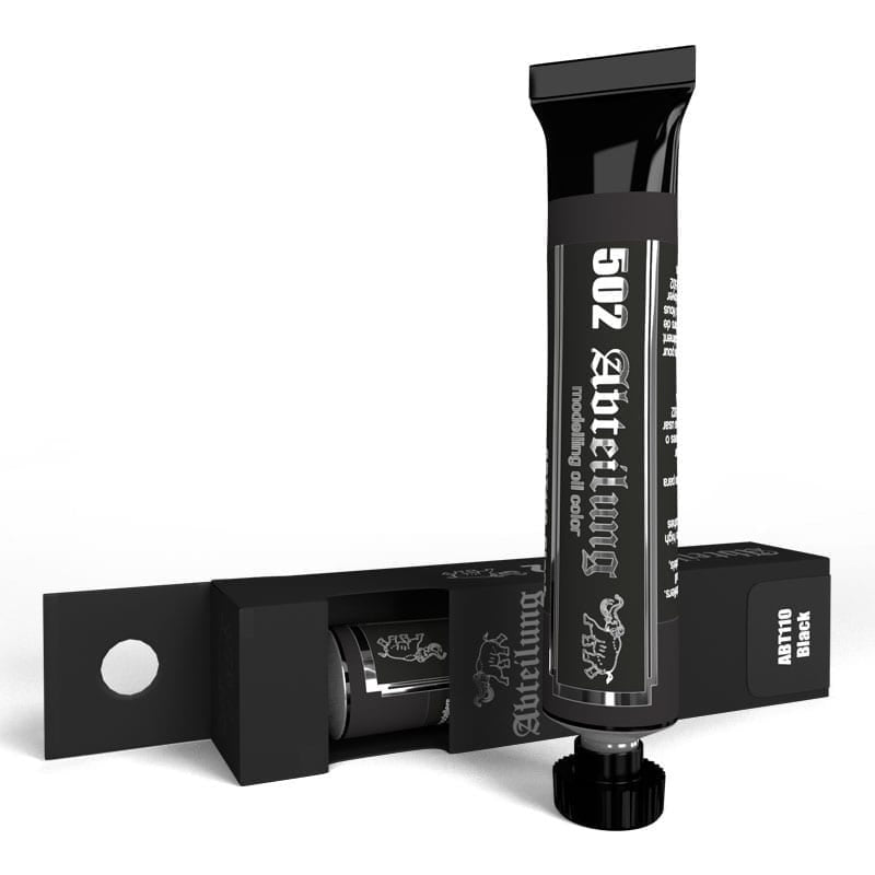 Abteilung 502 Oils - Black Miniature Paint
