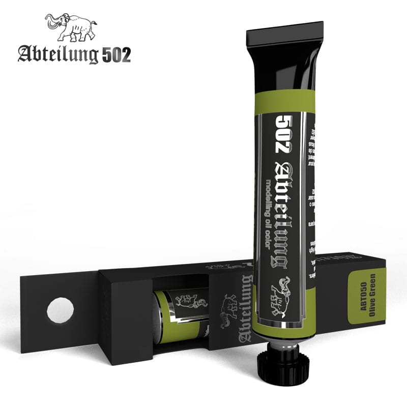 Abteilung 502 Oils - Olive Green Miniature Paint