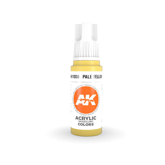 AK Interactve 3Gen Acrylics - Pale Yellow 17ml Miniature Paint