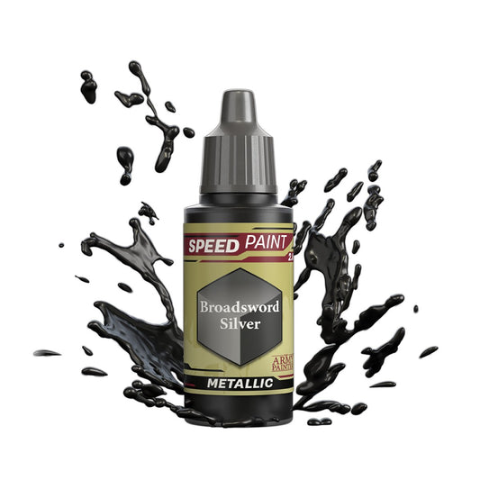 Army Painter Speedpaint 2.0 - Broadsword Silver 18ml Miniature Paint