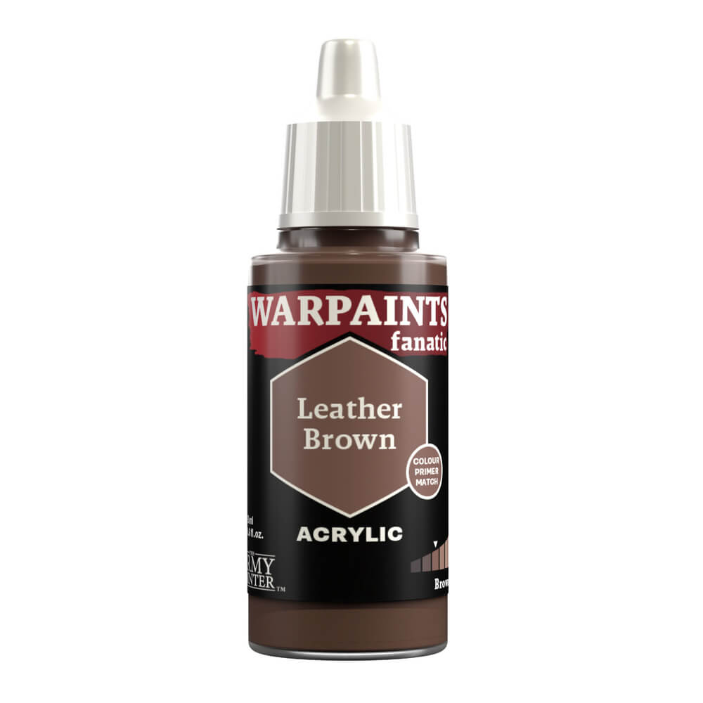Army Painter - Warpaints Fanatic - Leather Brown 18ml Miniature Paint