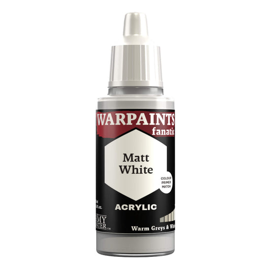Army Painter - Warpaints Fanatic - Matt White 18ml Miniature Paint