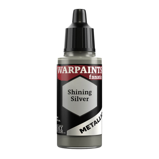 Army Painter - Warpaints Fanatic - Metallic - Shining Silver 18ml Miniature Paint
