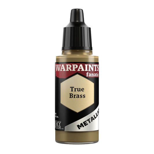 Army Painter - Warpaints Fanatic - Metallic - True Brass 18ml Miniature Paint