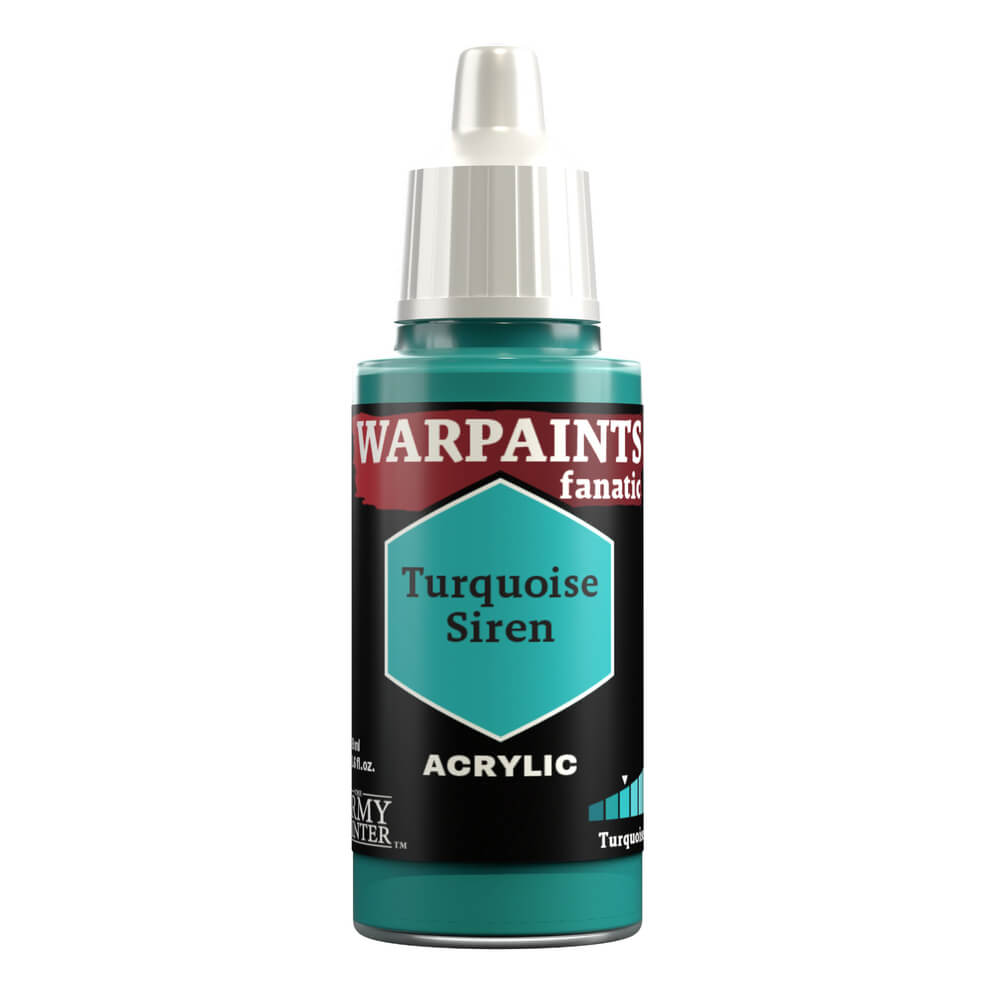 Army Painter - Warpaints Fanatic - Turquoise Siren 18ml Miniature Paint
